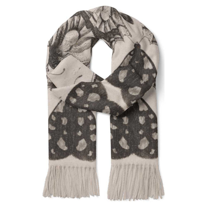 Wenceslaus Hollar, Five Butterflies, a Moth, a Beetle, and a Spider Scarf