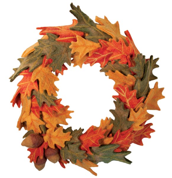 Pin Oak Wreath