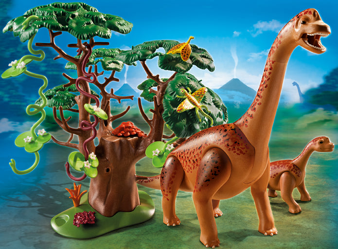 Playmobil Brachiosaurus & Baby Set