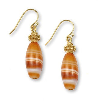 Banded Agate Earrings