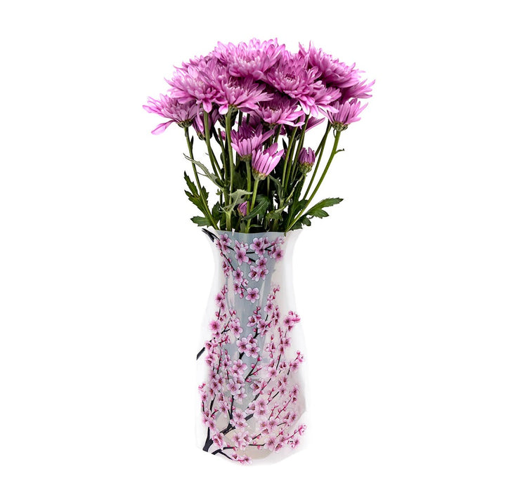 Cherry Blossom Collapsible Vase