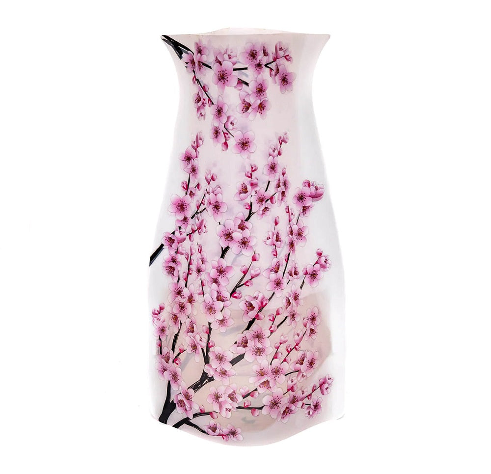 Cherry Blossom Collapsible Vase