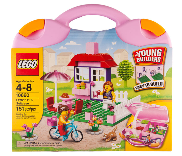 LEGO® Bricks & More Pink Suitcase