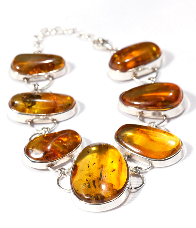 Amber Insect Bracelet