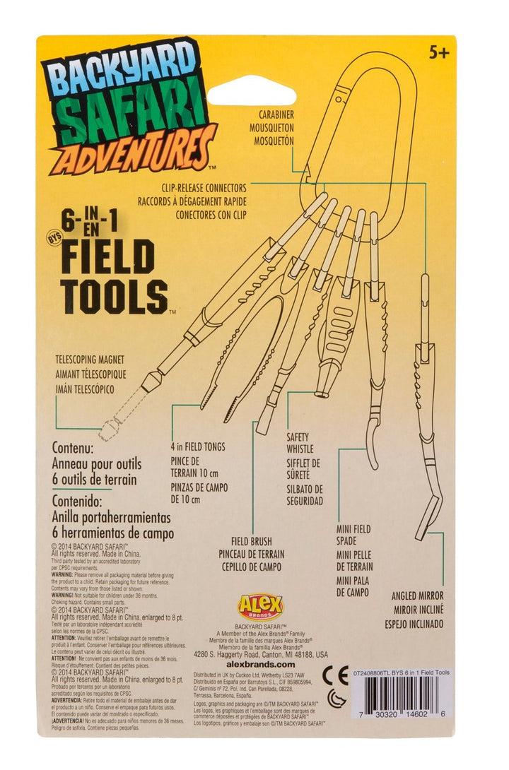 Backyard Safari 6 in 1 Field Tools
