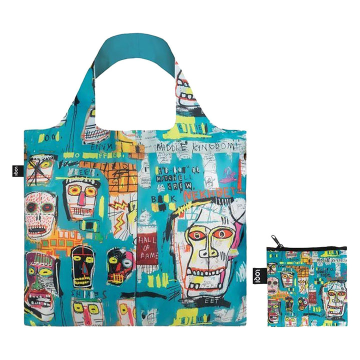 Basquiat: Skulls, Foldable Tote Bag