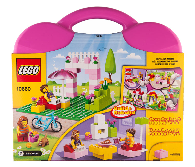 LEGO® Bricks & More Pink Suitcase