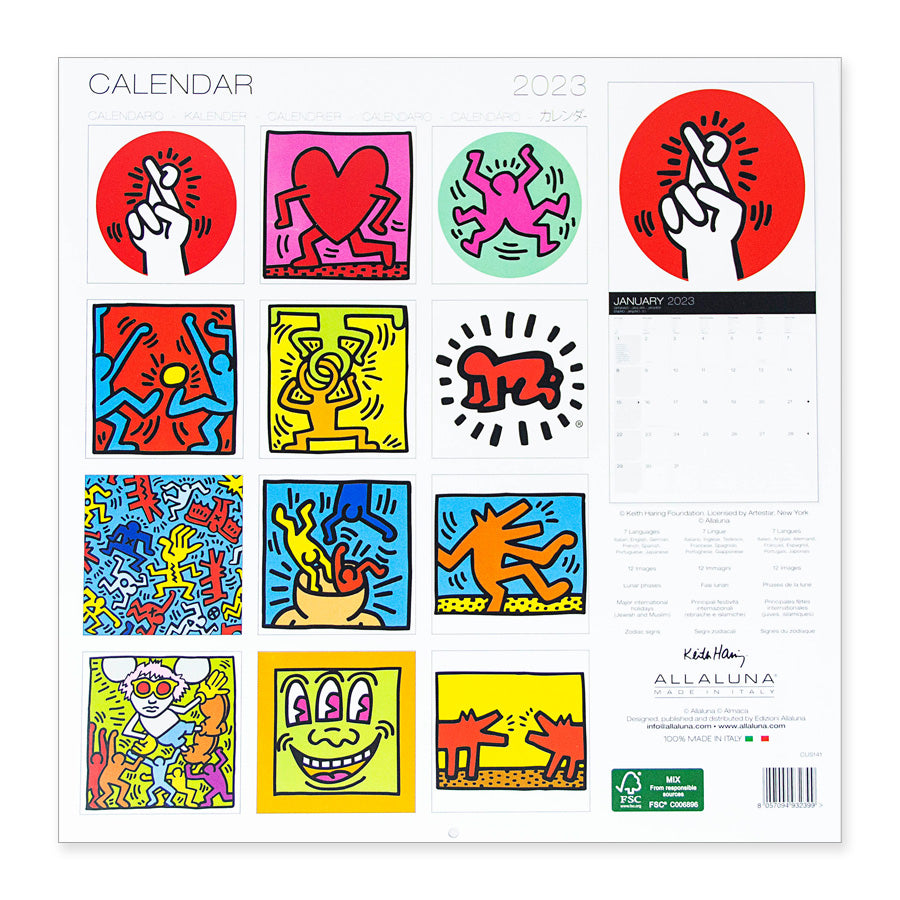2023 Keith Haring Wall Calendar