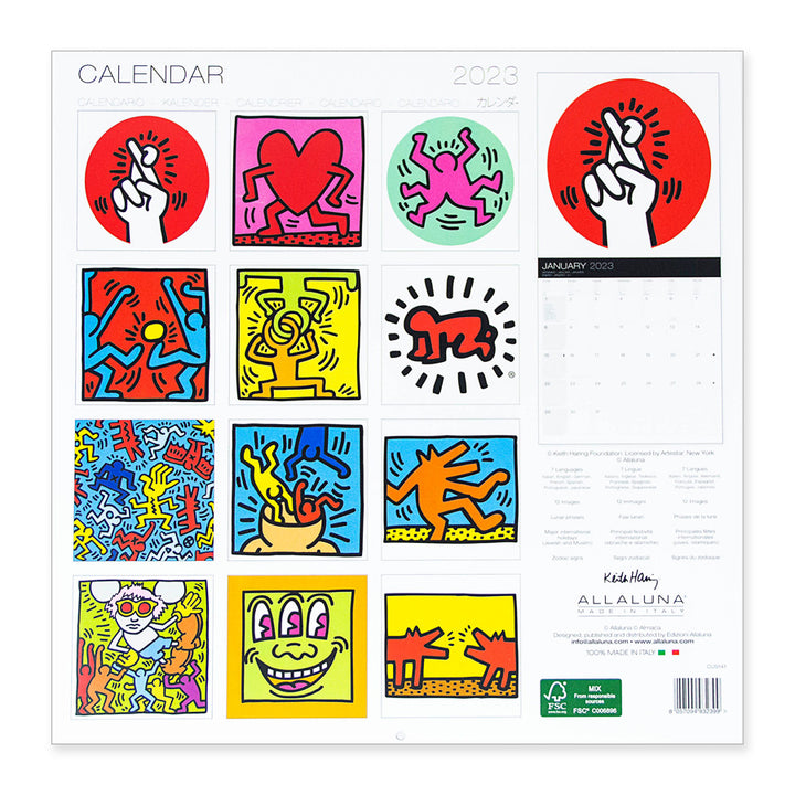 2023 Keith Haring Wall Calendar