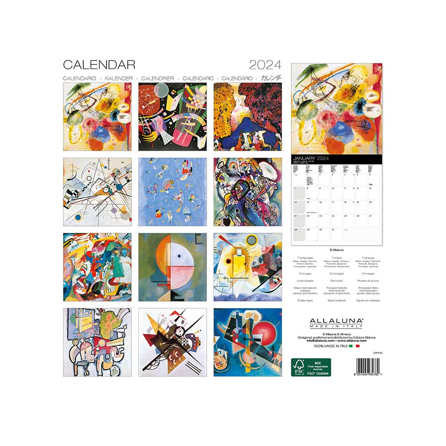 Kandinsky 2024 Wall Calendar
