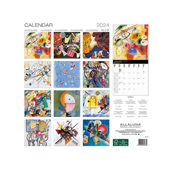 Kandinsky 2024 Wall Calendar
