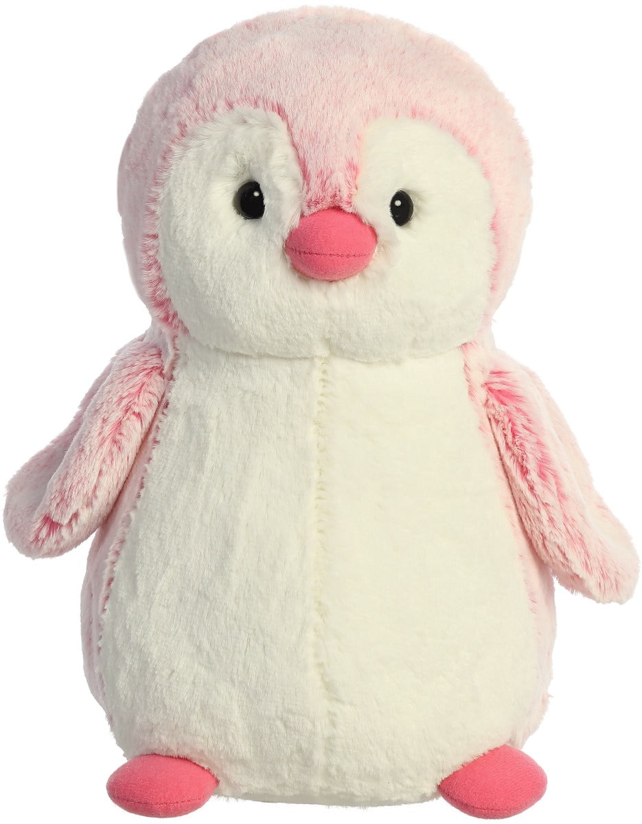 Plush Cotton Candy Pink Penguin