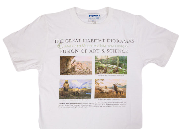 Adult ''The Great Habitat Dioramas Fusion of Art & Science'' Tee