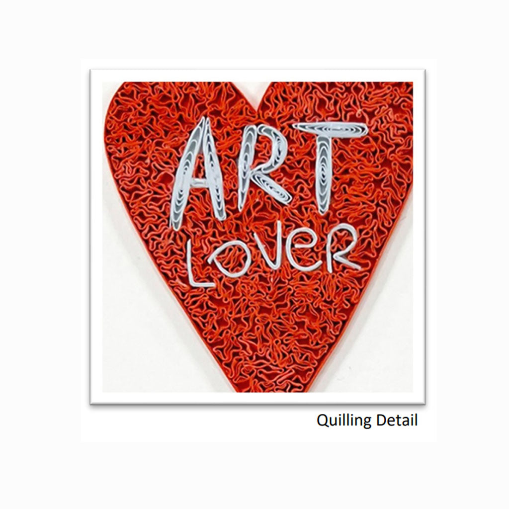 Art Lover Quilled Card
