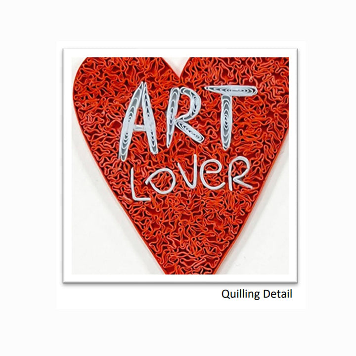 Art Lover Quilled Card