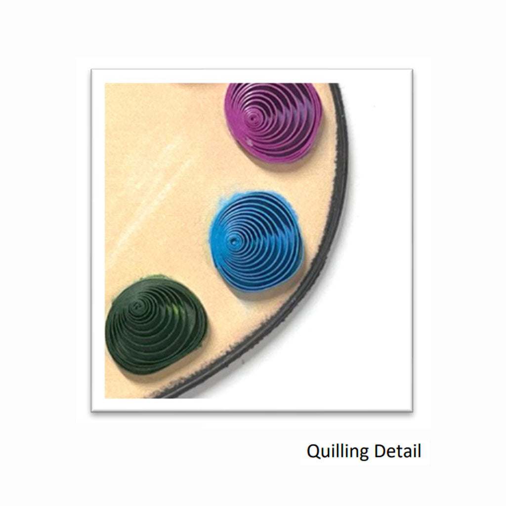 Art Is Life (Pallete) Quilled Card