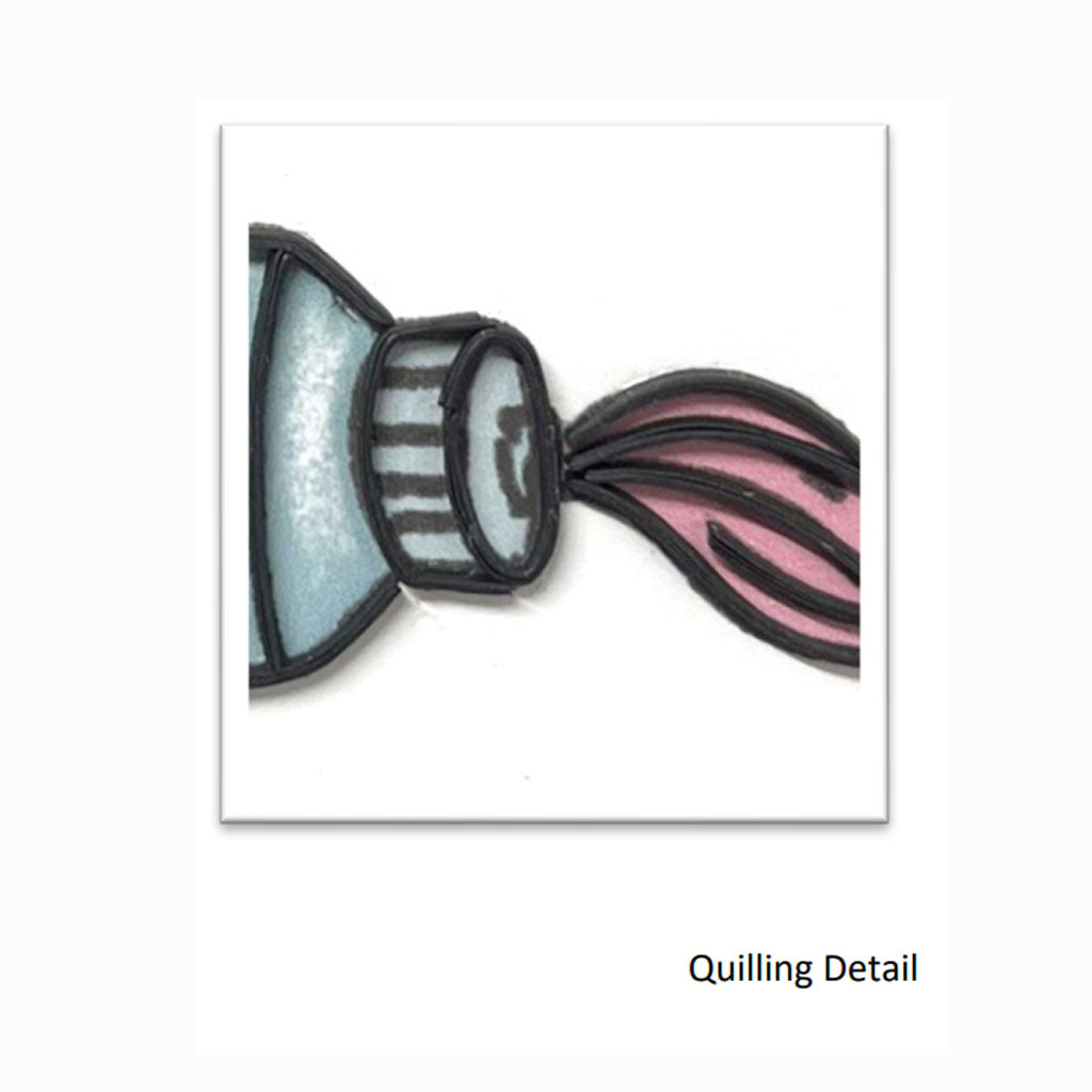 Art Is Life (Paint Tube) Quilled Card