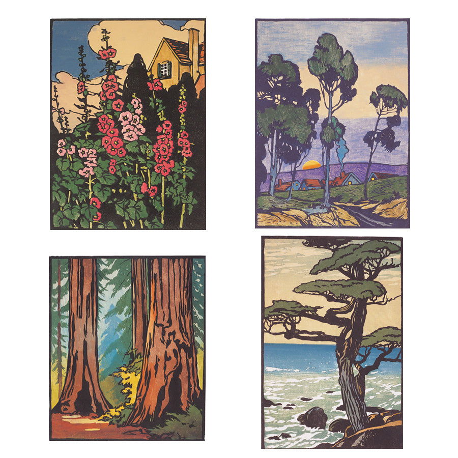 William S. Rice: Arts & Crafts Block Prints, Boxed Note Cards