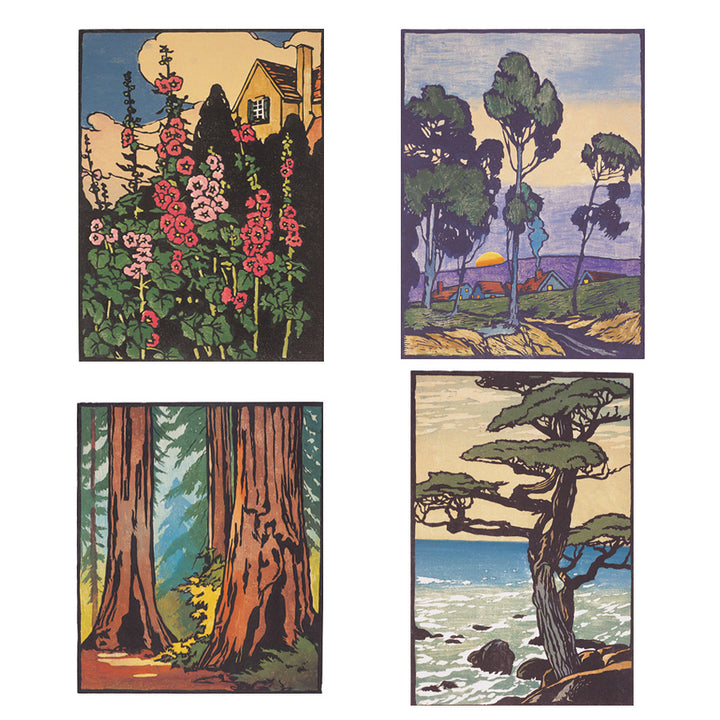 William S. Rice: Arts & Crafts Block Prints, Boxed Note Cards