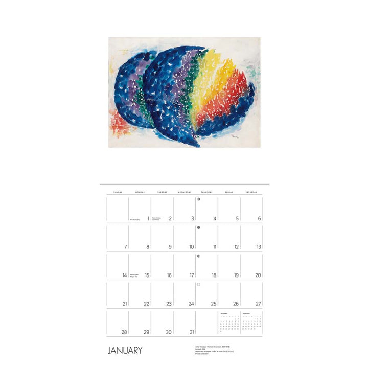 Alma Thomas 2024 Wall Calendar