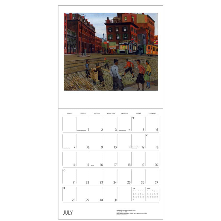African American Art 2024 Wall Calendar