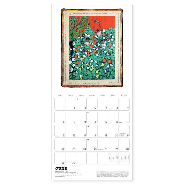 Faith Ringgold 2025 Wall Calendar