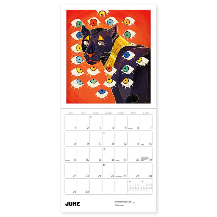 African American Art 2025 Wall Calendar