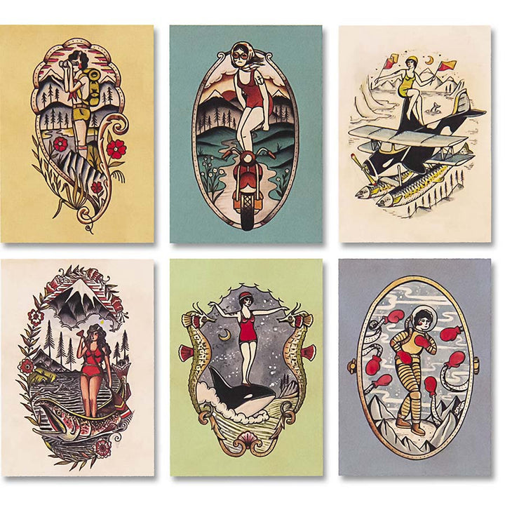 Daring Dames: A Postcard Set