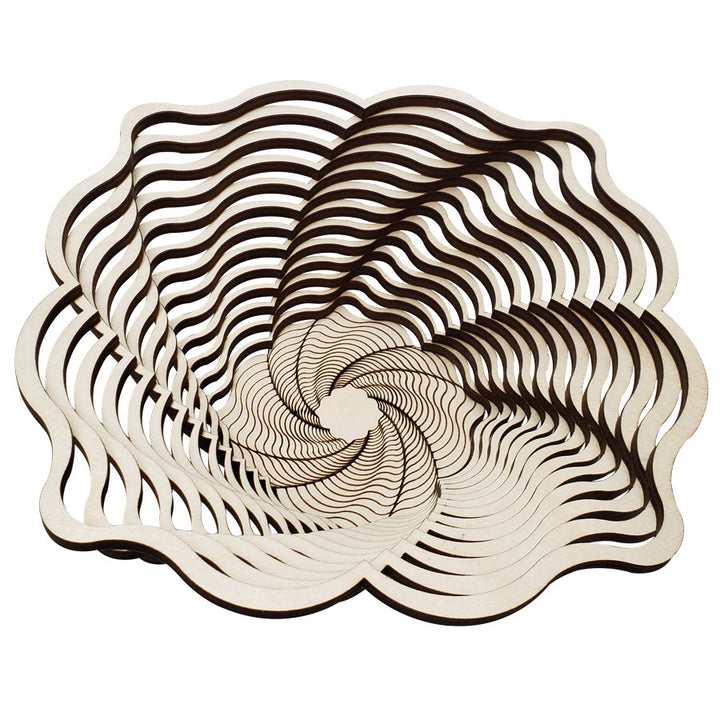 9'' Laser-cut Wood Bowl