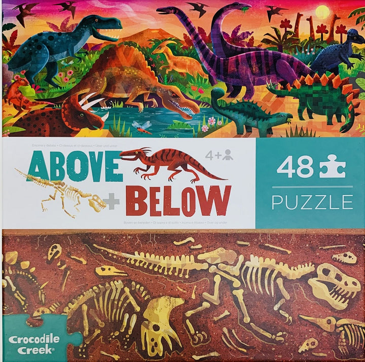 Above and Below Dinosaur Puzzle