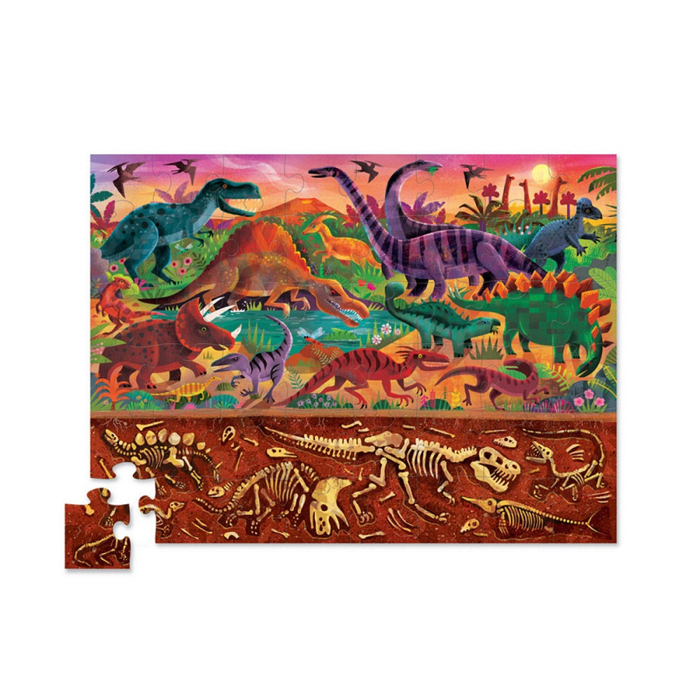 Above and Below Dinosaur Puzzle
