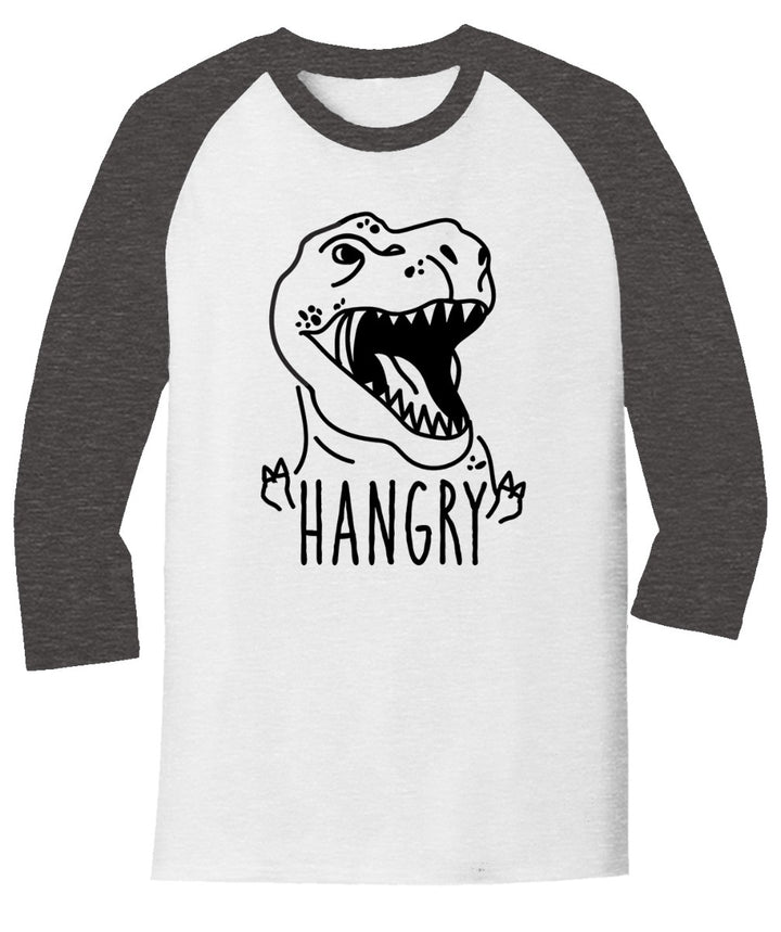 Adult Hangry T. Rex Raglan Shirt