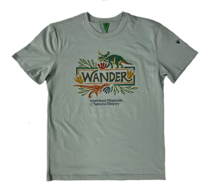 Adult Organic Cotton Dinosaur Wander T-Shirt