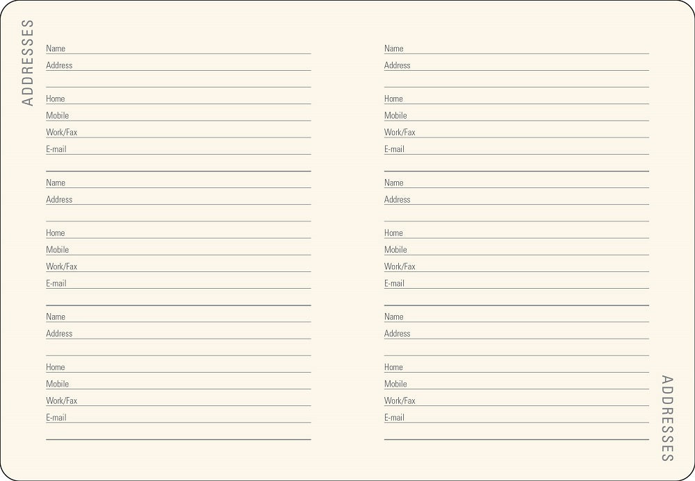 Blue Agate Weekly Planner 2022