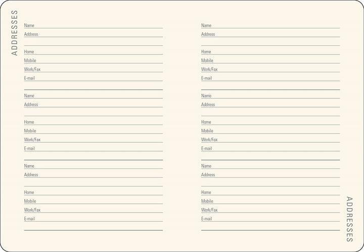 Blue Agate Weekly Planner 2022