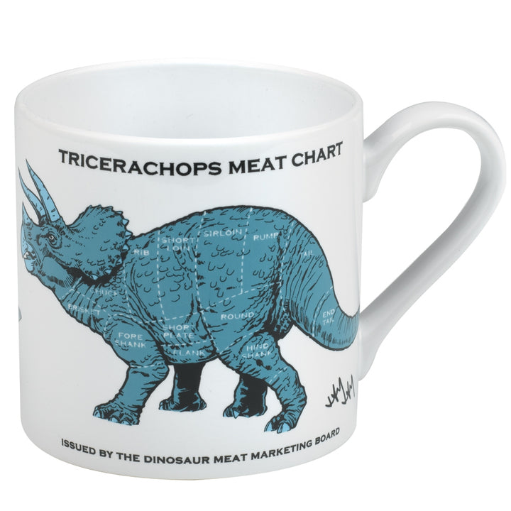 Triceratops Meat Chart Mug
