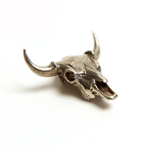 White Bronze American Bison Necklace with Display Base