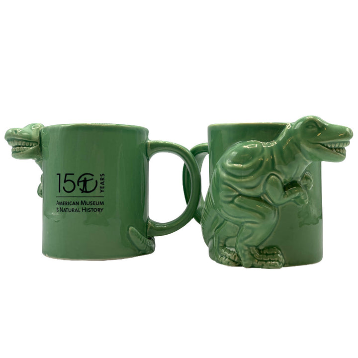 Green T. Rex AMNH 150th Anniversary Mug
