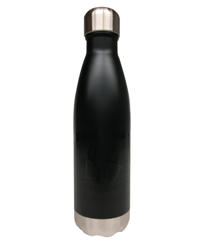 AMNH Black Tonal Water Bottle