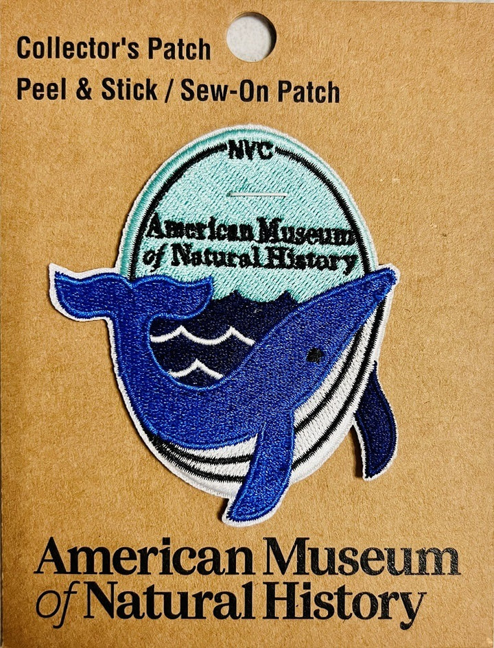 American Museum of Natural History Blue Whale Stick-On Patch