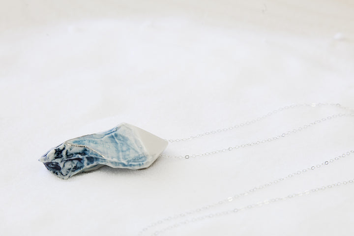 Porcelain Iceberg Necklace