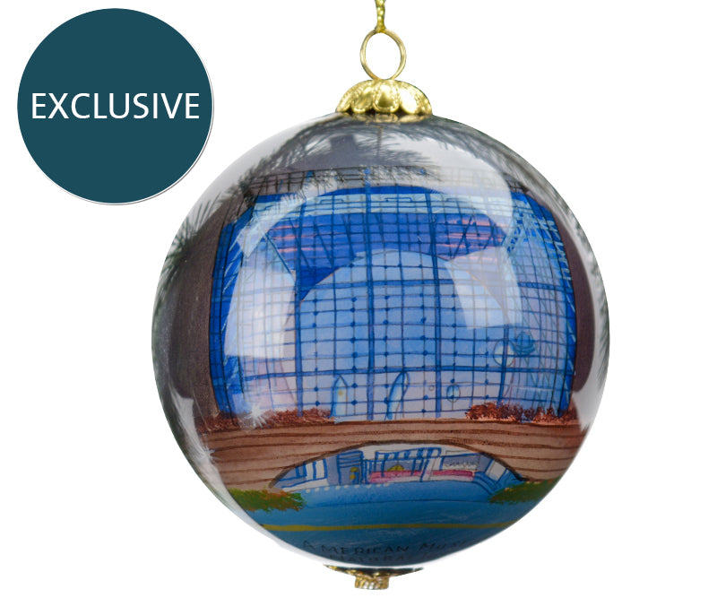 AMNH Collector's Hayden Planetarium Glass Ornament