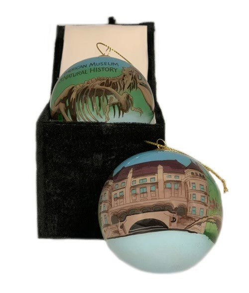 Exclusive AMNH Handpainted Holiday Ornament In Box