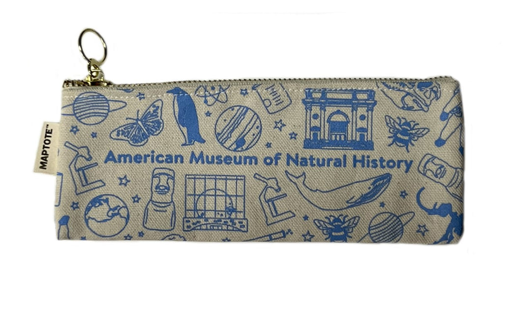 AMNH NYC Canvas Pencil Pouch