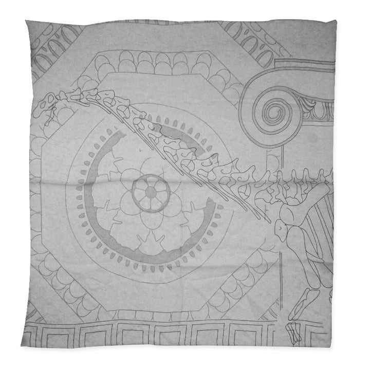 AMNH Titanosaur Silk Scarf