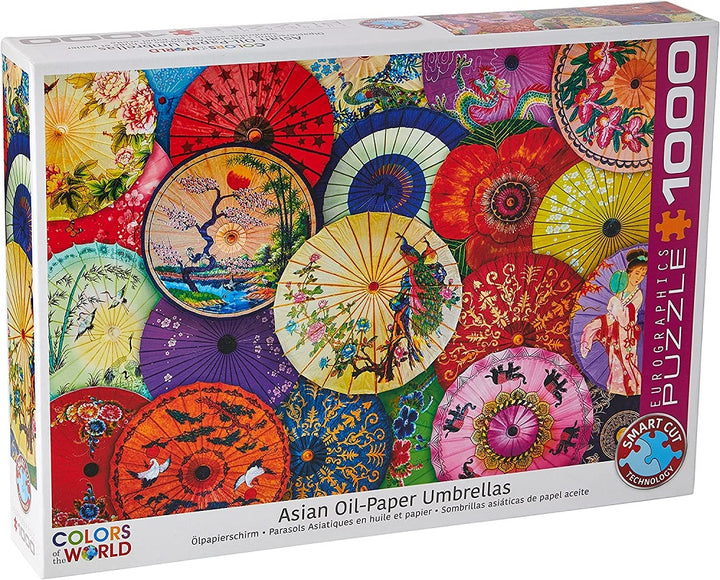 1000 PC Asian Umbrellas Puzzle