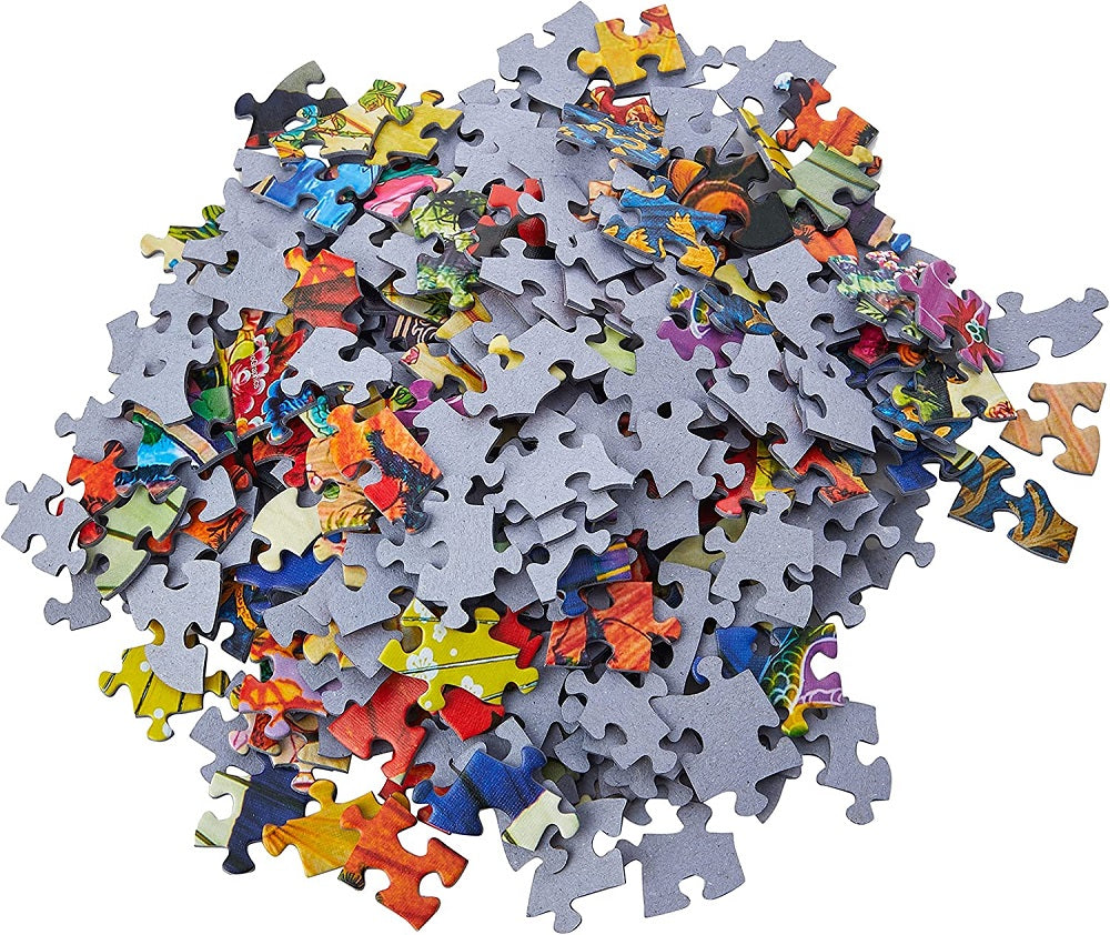 1000 PC Asian Umbrellas Puzzle pieces