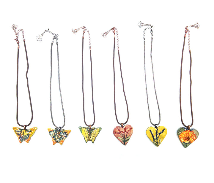 Handcrafted Floral Impressions Necklace