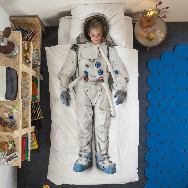 Astronaut Twin Bed Duvet Cover and Pillowcase