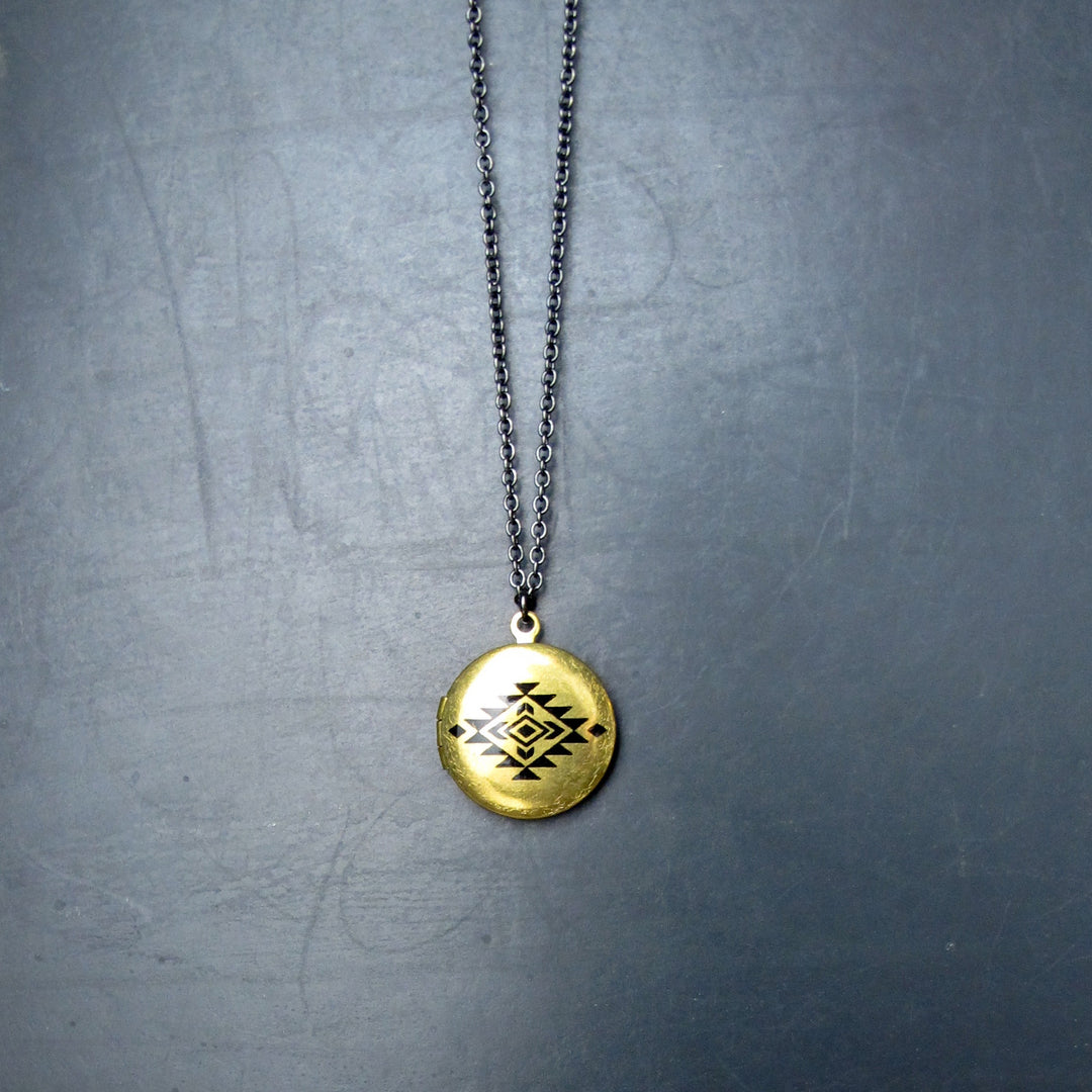 Geo Triangle Locket